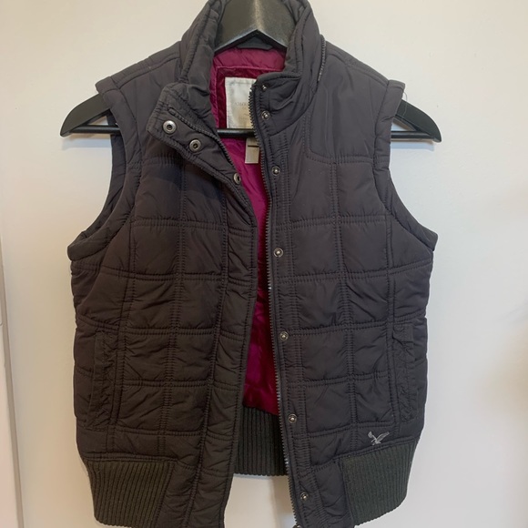 Blue American Eagle Puffer Vest - Picture 1 of 2